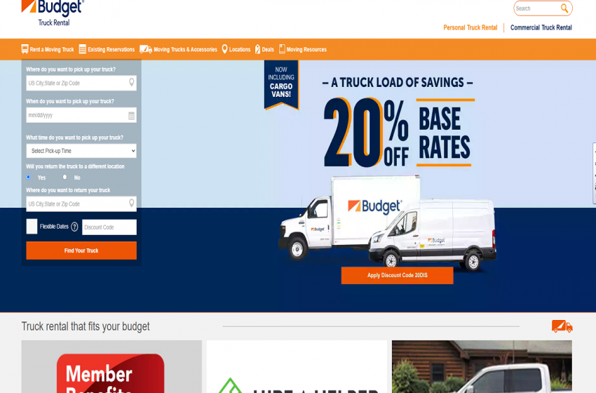  Budget Truck Rental Review: Rent a moving truck now at affordable prices