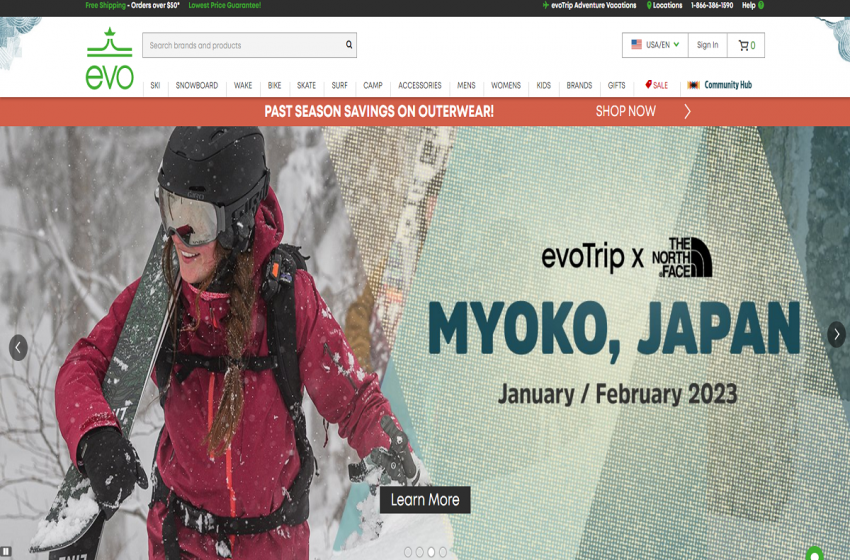  Evo Review: Get to buy the best mountain, sports, and street wear online