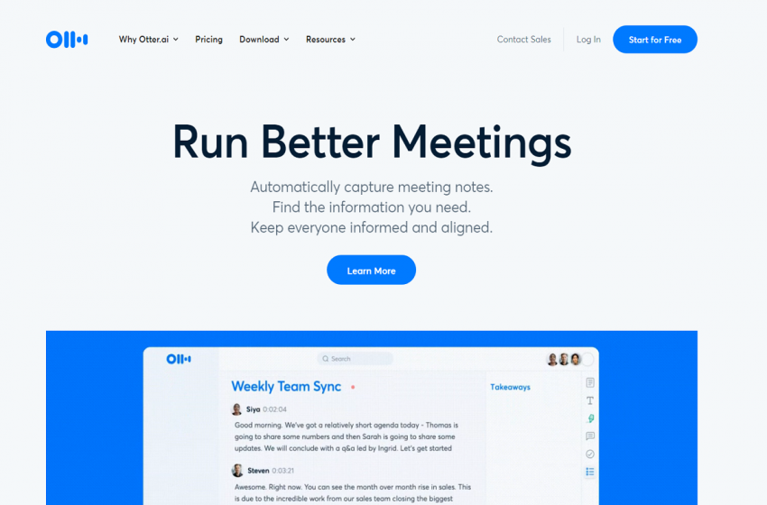  Otter Review: Capture all the important notes of your meeting automatically