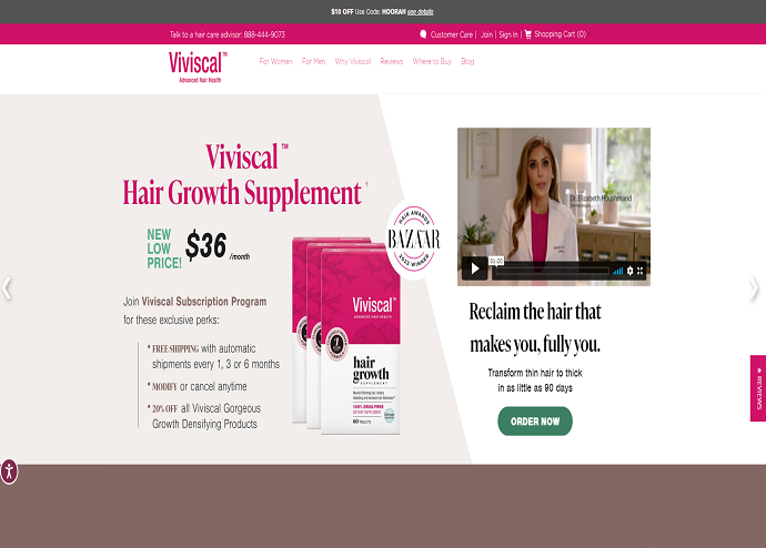  Viviscal Review: Get the best hair growth supplements online