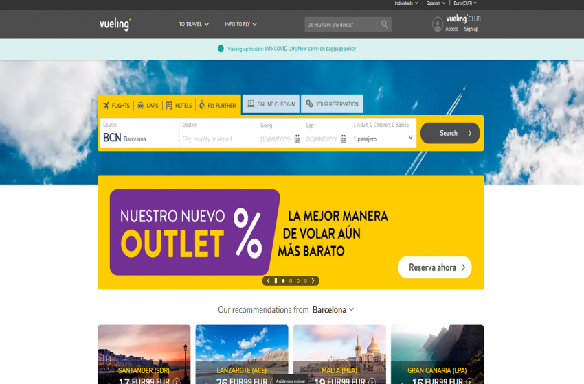  Vueling Review: Buy cheap flights to your favorite destination!